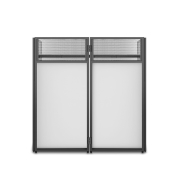 DB4-PRO Vonyx Stand DJ repliable 4 faces blanc noir
