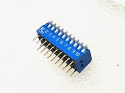 Interrupteur dipswitch 10 voies coudé