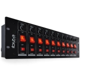 Dispatch avec prises 10 inter + 10 fusibles + 10 boutons flash