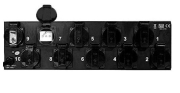 Dispatch avec prises 10 inter + 10 fusibles + 10 boutons flash