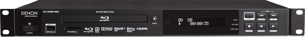 Denon Pro - SDE DN500BDMKII lecteur blueray DVD CD multiformat