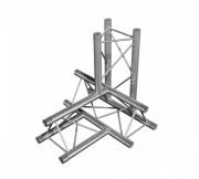 DT 23/2-T42-DTD Duratruss - Structure en T 4 voies 90°, système rapide
