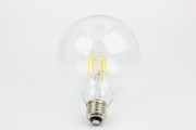 Ampoule globe 120mm à filament led 8W blanc chaud 2700K