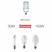 Lampe Led E40 30W 2700K 3100 lumen