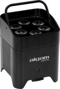 EVENTPAR612-HEX-IP Algam Lighting - Projecteur led sur batterie 6 X 12W RGBWA + UV - Wireless dmx - IP65