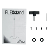 FLEXstand Chauvet DJ - Pied polyvalent à embase lourde hauteur 2m40 avec housses