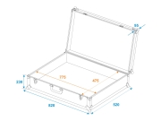 Malle de transport universelle 82 x 32 x 52