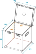 Flight Case Boule à Facette 50CM