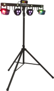 FLORIDABAR-II Algam Lighting – Set de projecteurs led PAR + Derby + Strobe + laser avec stand et housse