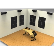 FOAM 200 Power Studio - lot de 10 mousses acoustiques grises