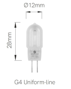 Beneito et Faure, Ampoule Led G4 1.3W 3000K 150 lumens