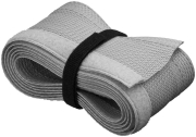 Gaine souple scratch pour passe câbles 20 à 40mm de diamètre 1m80 gris