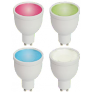 Ampoule led GU10 4W MI light 4 zones RGB + W programmable