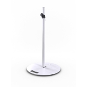 Stick-RW Hilec - Pied pour enceinte avec embase lourde ronde • Tube de rallonge de 35 mm • 1 filetage M20 pour une in