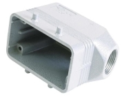 Capot avec sortie latérale pour Harting 10 pôles pour PG16