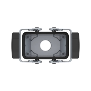 capot droit avec griffe 10 poles avec type harting sortie M20