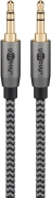 Cordon mini jack 3.5mm mâle vers mini jack 3.5mm mâle version pro 3m
