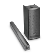 LD Systems MAUI 11 MIX - Système compact actif en Colonne - Console de Mixage 3 Canaux intégré noir