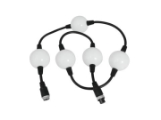Set de 10m de led pixel ball 360° eurolite et 1 barre de contrôle