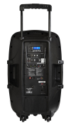Malibu 215P Fonestar - Enceinte autonome batterie lithium USB SD bluetooth 15 pouce avec 1 micro sans fil + un serre tête