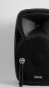 Malibu 215P Fonestar - Enceinte autonome batterie lithium USB SD bluetooth 15 pouce avec 1 micro sans fil + un serre tête