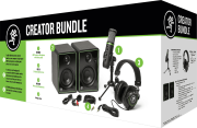 Pack Studio Mackie Creator Bundle avec micro USB, casque et paire de monitoring
