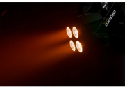 MINIPAR46-QUAD Algam lighting - Mini Par Led RGBW 4 X 6W  DMX Avec Télécommande