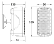 Paire d'enceintes Audiophony MIO-Sat225b 2X25W sous 8ohms