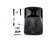 Enceinte portable sur batterie Power Acoustics Moovy 12 Buetooth USB SD 2 micros