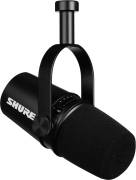 Shure MV7-K micro podcast et radio Dynamique USB et XLR