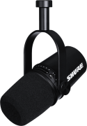 Shure MV7-K micro podcast et radio Dynamique USB et XLR