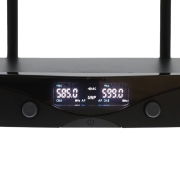 MW 200 PT Power acoustics - Sysytème double micro HF 30mW 1 micro main et 1 serre tête