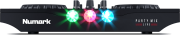 PartyMixLive Numark - Contrôleur DJ 2 voies carte son lumières et enceintes intégrées