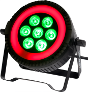PARWASH76-RING Algam Lighting - Par led 7X8W RGBW avec anneau lumineux.