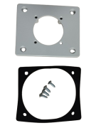 Plaque d'adaptation PCE pour prise encastrable 50x50mm