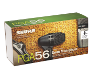 PGA56 Shure - Micro dynamique cardioïde pour batterie avec pince et câble XLR