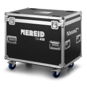 Flight de 2 Nereid1940 BeamZ Pro – 2 Lyres Wash Bee Eyes 19 X 40W RGBW IP65 en flightcase