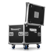 Flight de 2 Nereid1940 BeamZ Pro – 2 Lyres Wash Bee Eyes 19 X 40W RGBW IP65 en flightcase