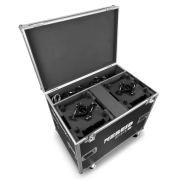 Flight de 2 Nereid380B BeamZ Pro – Lyres Beam 18R IP65 en flightcase
