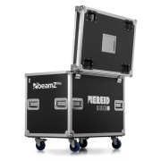 Flight de 2 Nereid380B BeamZ Pro – Lyres Beam 18R IP65 en flightcase