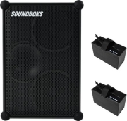 Pack Soundboks 4 B Noire + batterie supplémentaire - Enceinte autonome IP65 noire avec 2 batteries USB-c