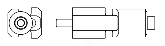 Bride de jonction ASD C0011 pour 2 plaques praticables horizontales