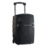 Pack Racer 250 F8 Audiophony Enceinte autonome Bluetooth 12 pouces 250W RMS + 1 Housse + 2 Micros Serre tête + 2 Pocket