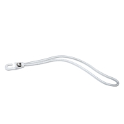Lot de 25 garcettes blanches pour rideau accroche sur tube longueur 250mm