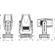 RIVAL BEAM JB Systems - Lyre beam 300W led IP65 WDMX