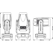 RIVAL SPOT JB Systems - Lyre led spot 300W IP65 avec WDMX