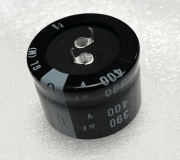 Condensateur Nichicon série GL 390μF, 400V c.c. 26xØ36mm