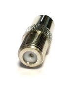 embase à visser adaptateur coaxial / RF, TV Coaxial, Embase, F, Embase, Adaptateur droit, 75 ohm