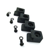 Set de 4 cahoutchouc pour fixation lest sur embase Gravity WB 123