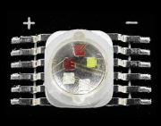 Led BGRW-A 5 couleurs - 6 pattes 18W